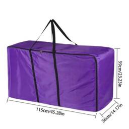 Nordara Hay Straw Bale Storage Bag in Purple - Size: 600mm - thumbnail 2