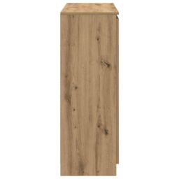 Berkfield Home Sideboard with Drawers Artisan Oak 100.5x35x98.5 cm Engineered Wood in Brown - thumbnail 7