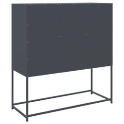 Berkfield Home Highboard Anthracite 100.5x39x107 cm Steel - thumbnail 8