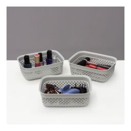JVL Droplette 1.1L S/3 Storage - Ice Grey in Light Grey - Size: Small - thumbnail 5