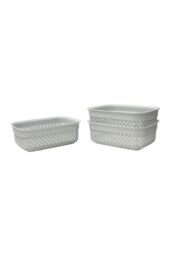 JVL Droplette 1.1L S/3 Storage - Ice Grey in Light Grey - Size: Small - thumbnail 3