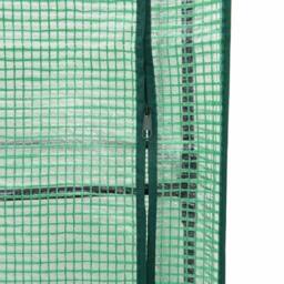 Berkfield Home Raised Bed with Greenhouse Cover Rattan Look 80x40x123 cm in White - Size: 80 x 40 x 123 cm - thumbnail 8