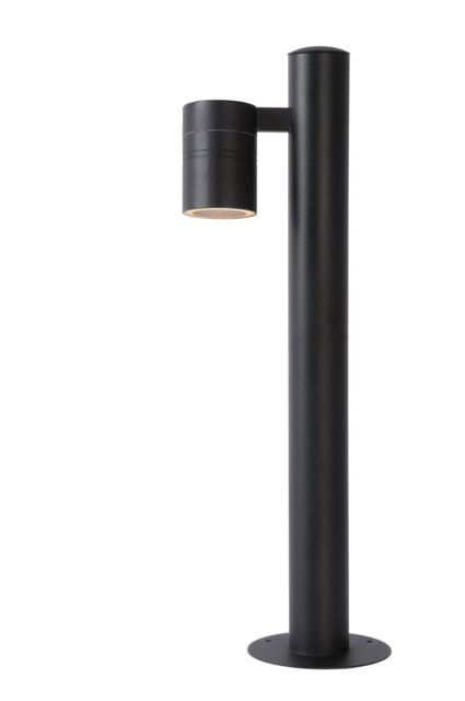 Lucide 'ARNE' Non Dimmable Rotatable Outdoor LED Bollard Pole Light GU10 in Black - image 1