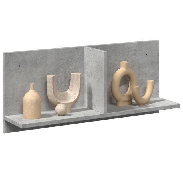 Berkfield Home Wall Cabinet 70x16.5x30 cm Concrete Grey Engineered Wood - image 1
