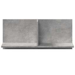 Berkfield Home Wall Cabinet 70x16.5x30 cm Concrete Grey Engineered Wood - thumbnail 4