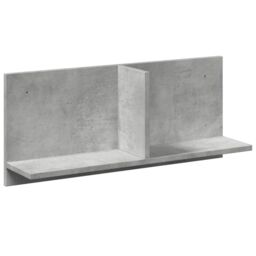 Berkfield Home Wall Cabinet 70x16.5x30 cm Concrete Grey Engineered Wood - thumbnail 2