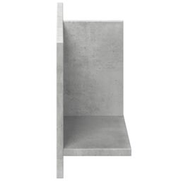 Berkfield Home Wall Cabinet 70x16.5x30 cm Concrete Grey Engineered Wood - thumbnail 5