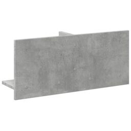 Berkfield Home Wall Cabinet 70x16.5x30 cm Concrete Grey Engineered Wood - thumbnail 6