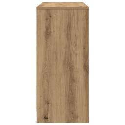 Berkfield Home Sideboard Artisan Oak 85x34x76 cm Engineered Wood in Brown - Size: 85 x 34 x 76 cm - thumbnail 7