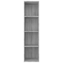 Berkfield Home Classic Book Cabinet/TV Cabinet Grey Sonoma 36x30x143 cm Engineer - Size: 36 x 30 x 143 cm - thumbnail 1