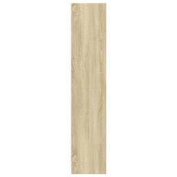 Berkfield Home Decorative Bookcase Sonoma Oak 57x28.5x107.5 cm Engineered Wood in Light Brown - thumbnail 5