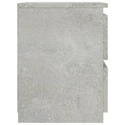 Berkfield Home Bedside Cabinets 2 pcs Concrete Grey 30x30x40 cm Engineered Wood - Size: 30 x 30 x 40 cm - thumbnail 5
