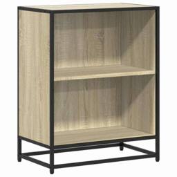 Berkfield Home Book Cabinet Sonoma Oak 60x35x76 cm Engineered Wood in Light Brown - Size: 60 x 35 x 76 cm - thumbnail 1