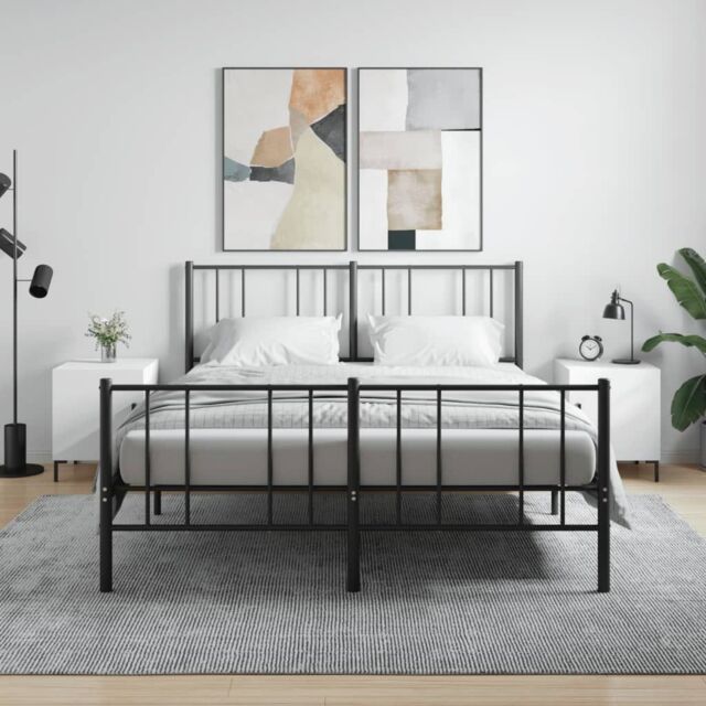 Berkfield Home Bedside Cabinets 2 pcs White 40x40x50 cm Engineered Wood - Size: 40 x 40 x 50 cm - image 1