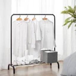 Havendro Black Heavy Duty Clothes Stand Shoe Storage Shelf Bedroom - thumbnail 4