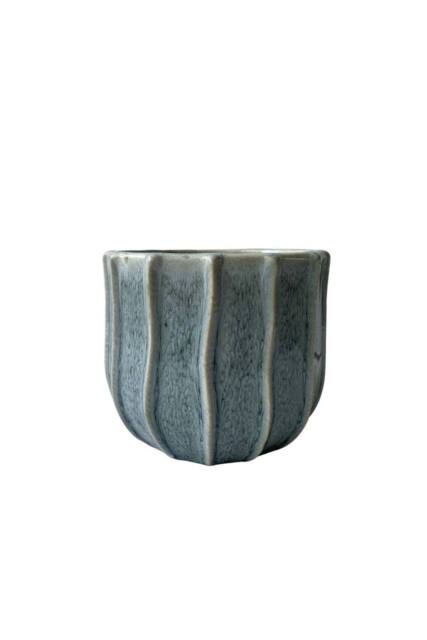 KDMD Blue Grey Hortus Porto Pot 7.5x7cm 4 Pack - Size: 7.5x7 cm - image 1