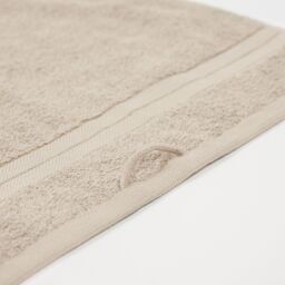 OHS Luxury Hand Towel 100% Cotton Bathroom in Beige - thumbnail 4