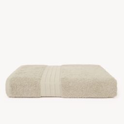 OHS Luxury Hand Towel 100% Cotton Bathroom in Beige - thumbnail 3