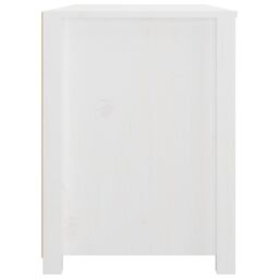Berkfield Home Side Cabinet White 100x40x54 cm Solid Wood Pine - Size: 100 x 40 x 54 cm - thumbnail 5