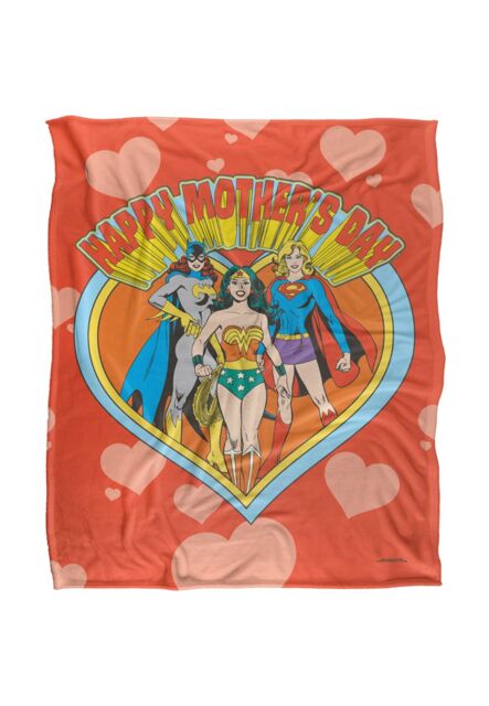 Warner Brothers Justice League Officially Licensed Silky Touch Super Soft Throw Blanket 152 x 127 cm in White - image 1