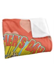 Warner Brothers Justice League Officially Licensed Silky Touch Super Soft Throw Blanket 152 x 127 cm in White - thumbnail 3