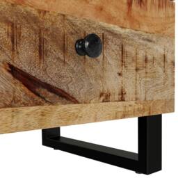 Berkfield Home Bedside Cabinets 2 pcs 40x33x46 cm Solid Wood Mango in Tan - Size: 40 x 33 x 46 cm - thumbnail 7