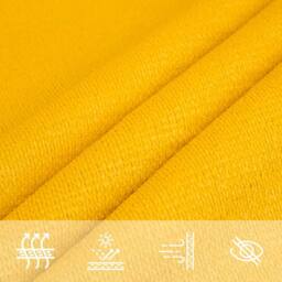 Berkfield Home Sunshade Sail 160 g/m¬≤ Yellow 2.5x5 m HDPE - thumbnail 7