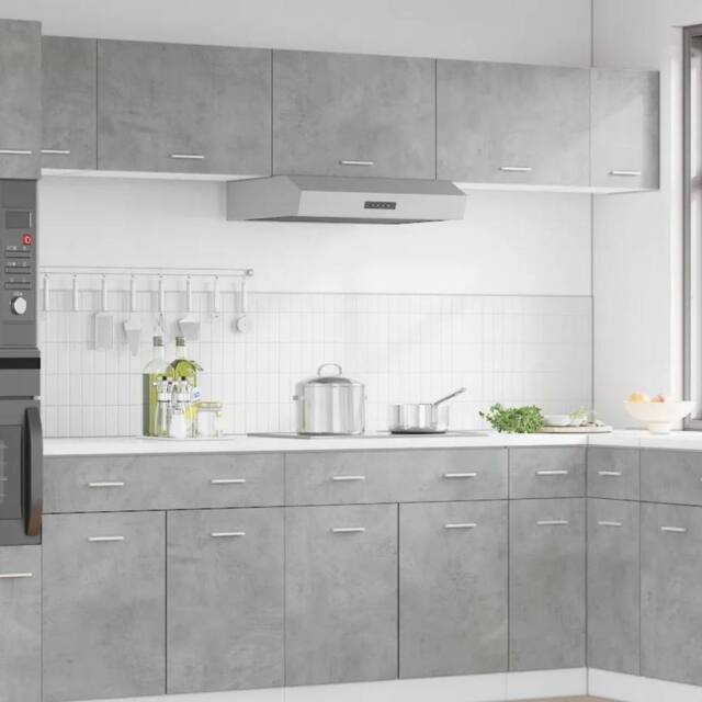 Berkfield Home Hanging Cabinet Lyon Concrete Grey 60x31x40 cm Engineered Wood - Size: 60 x 31 x 40 cm - image 1