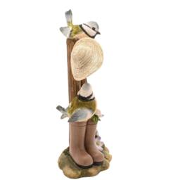 Country Living Blue Tits Welcome Sign - thumbnail 3