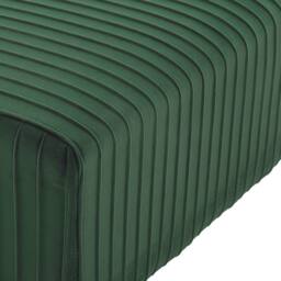 Wyld and Coco Emerald Green Velvet Bench with Gold-Tone Metal Legs 118 x 40 cm - thumbnail 5