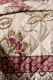 Catherine Lansfield 'Kashmir Paisley Floral' Bedspread in Natural - Size: 200 cm x 200 cm - thumbnail 2