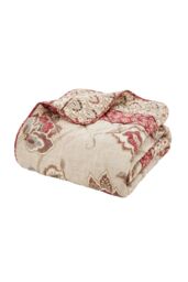 Catherine Lansfield 'Kashmir Paisley Floral' Bedspread in Natural - Size: 200 cm x 200 cm - thumbnail 4