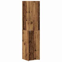 Berkfield Home Highboard Old Wood 40x42.5x185 cm Engineered Wood in Brown - thumbnail 3