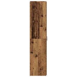 Berkfield Home Highboard Old Wood 40x42.5x185 cm Engineered Wood in Brown - thumbnail 7