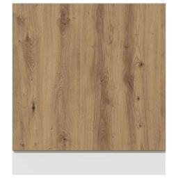 Berkfield Home Dishwasher Panel Artisan Oak 60x1.5x67 cm Engineered Wood in Brown - thumbnail 3
