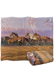 Wild Wings Sunset Cruise 2 Silky Touch Super Soft Throw Blanket 152 X 127 cm in White - thumbnail 2