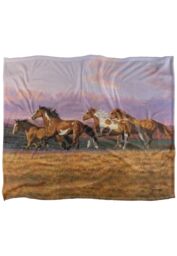 Wild Wings Sunset Cruise 2 Silky Touch Super Soft Throw Blanket 152 X 127 cm in White - thumbnail 1