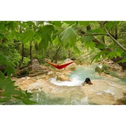 Ticket To The Moon King Size Hammock - Garden Hammock in Burgundy - thumbnail 6