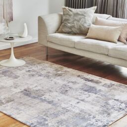 The Rug Shop UK Grey Luxurious Handmade Easy to clean Abstract Abstract Area Rug - Size: 120 cm x 170 cm - thumbnail 1