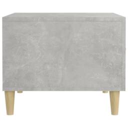 Berkfield Home Sturdy Coffee Tables 2 pcs Concrete Grey 50x50x40 cm Engineered Wood - Size: 50 x 50 x 40 cm - thumbnail 9