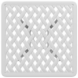 Berkfield Home Garden Table White 53x53x53 cm Cast Aluminium - Size: 53 x 53 x 53 cm - thumbnail 8