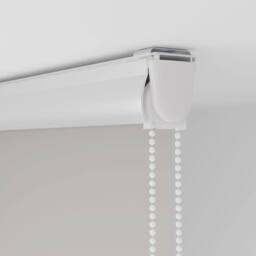 Berkfield Home Shower Roller Blind with Cassette 150x240 cm Fabric Width 146 cm in Grey - thumbnail 9