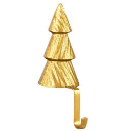 Dibor Gold Fir Tree Stocking Hook for Fireplace Christmas Stocking Holder - Size: 1 Pack - thumbnail 2
