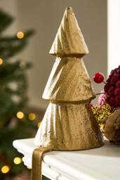Dibor Gold Fir Tree Stocking Hook for Fireplace Christmas Stocking Holder - Size: 1 Pack - thumbnail 3