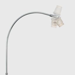 ValueLights Curva Silver Floor Lamp Base - thumbnail 3