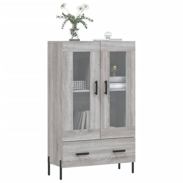 Berkfield Home Highboard Grey Sonoma 69.5x31x115 cm Engineered Wood - image 1