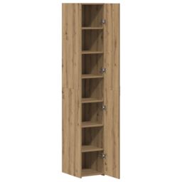 Berkfield Home Highboard Artisan Oak 30x42.5x185 cm Engineered Wood in Brown - thumbnail 5