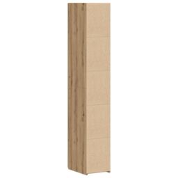 Berkfield Home Highboard Artisan Oak 30x42.5x185 cm Engineered Wood in Brown - thumbnail 8