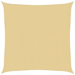 Berkfield Home Sun Shade Sail Sand 3.6x3.6 m 100% Polyester Oxford in Yellow - thumbnail 2