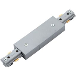 Loops Commercial Track Light Central Connector - 180mm Length - Silver Rail System in Metallics - thumbnail 1